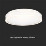 24W LED Designer Plafonieră Rotundă Albă 4000K - Image 4