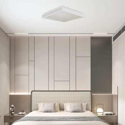 24W LED Designer Plafonieră Pătrată Albă 4000K