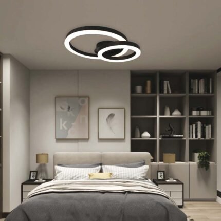 20W LED Designer Light Două Cercuri 3000K