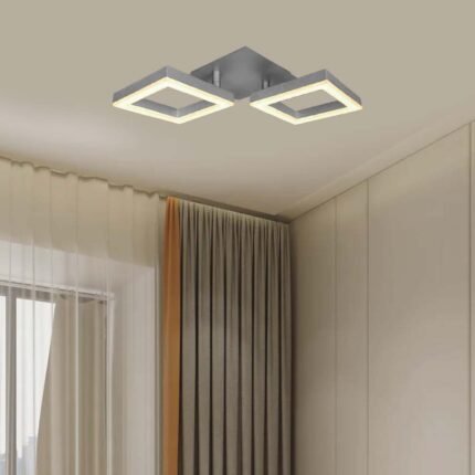 14W LED Designer Plafonieră Cu Doua Rame 3000К