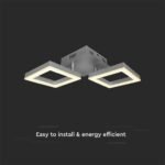 14W LED Designer Plafonieră Cu Doua Rame 3000К - Image 3