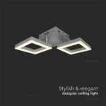 14W LED Designer Plafonieră Cu Doua Rame 3000К - Image 4