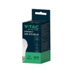 LED Bec 9W E27 A70  Plastic cu Kit de Emergență 4000K - Image 2