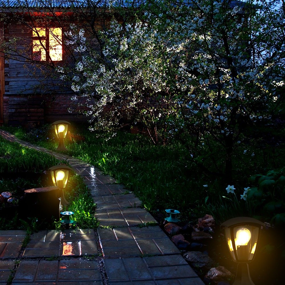 Lampa de gradina 300mm IP44 Negru