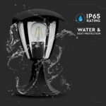 Lampa de gradina 300mm IP44 Negru - Image 3