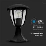 Lampa de gradina 300mm IP44 Negru - Image 4