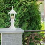 Lampa de gradina E27 30cm Alb mat