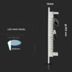 24W LED Panel Premium SAMSUNG Cip Round 3000K - Image 3