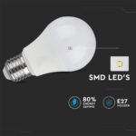 9W A60 Bec LED Plastic 3 trepte Dimabile Alb natural E27 2buc/ Blister - Image 2