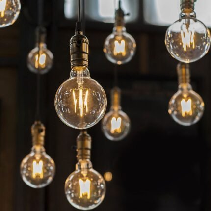 Bec LED 6W Filament E27 G125 Lumânare 6400K