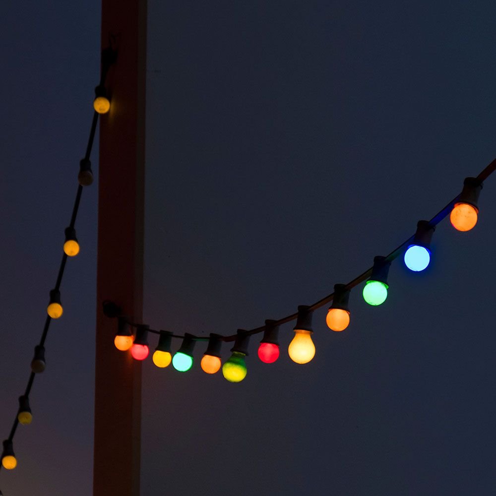 Ghirlandă Luminoasă LED 10m 20 x 0.5W EU Becuri RGBY