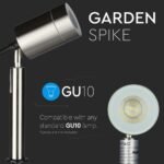 Suport de grădină din Aluminiu de tip Pivot GU10 Alb IP44 - Image 4
