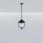Lampă de grădină de tavan Corp Negru 1 x E27