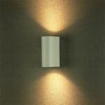 Lampă de perete rotundă Corp alb iluminare 2 Way IP46 - Image 2