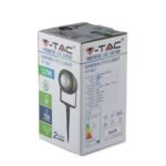 12W LED Lmpă grădina țepușă Corp Gri Lumină Verde - Image 3