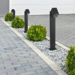 Lampă Stâlp din Aluminiu GU10 poziţie ajustabilă IP44