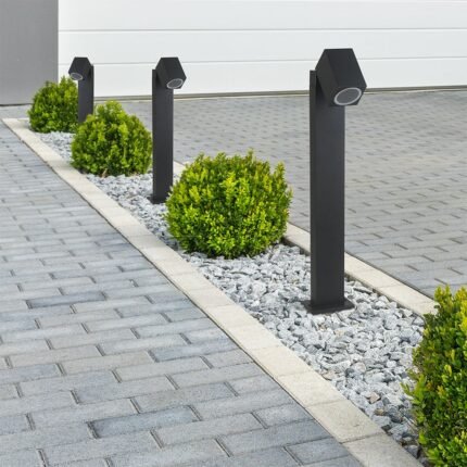 Lampă Stâlp din Aluminiu GU10 poziţie ajustabilă IP44
