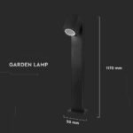 Lampă Stâlp din Aluminiu GU10 poziţie ajustabilă IP44 - Image 4