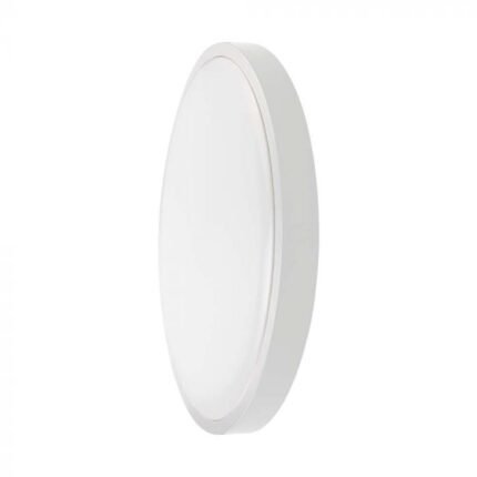18W Plafonieră LED Cip SAMSUNG 4000K Rotund Ramă Albă IP44