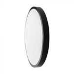 18W LED Plafonieră LED Cip SAMSUNG 4000K Rotundă Ramă Neagră IP44