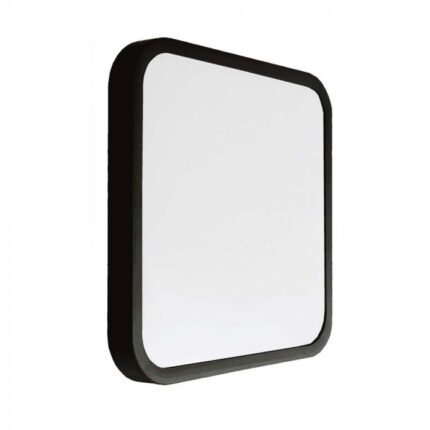 18W LED Plafonieră LED Cip SAMSUNG 3000K Pătrată Ramă Neagră IP44