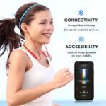 Căști Sport Bluetooth 500mAh Albe - Image 4