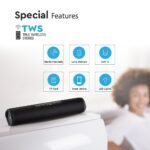 Boxă Portabilă Bluetooth Inveliș Textil Baterie 1200mah - Image 5