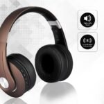 Căști Bluetooth Fără Fir Reglabile 500mAh Maro W/BAG - Image 5