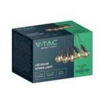 LED Ghirlandă Luminoasă Solară Becuri 0.5W 12m Cu Telecomandă - Image 4