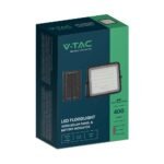 6W LED Proiector Solar 4000K Baterie Detașabilă 3m de Cablu, Negru - Image 3