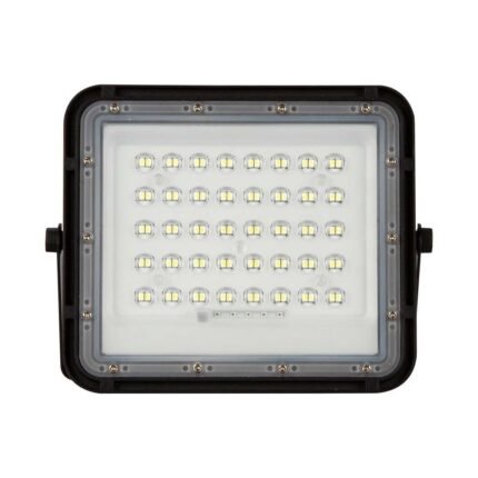 10W LED Proiector Solar 4000K Baterie Detașabilă 3m de Cablu, Negru