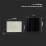 30W LED Proiector Solar 4000K Baterie Detașabilă 3m de Cablu, Negru - Image 4