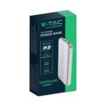 10000mAh Power Bank Cu Încărcare Rapidă Alb - Image 2