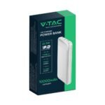 10000mAh Power Bank Cu Încărcare Rapidă Alb - Image 2