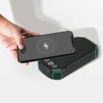 Baterie externa, Wireless Charging, Panou Solar, 30000mAh, V-Tac - Image 2