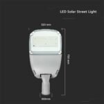 LED Lampă Stradală Solară Cip SAMSUNG 50W Corp Alb 4000K - Image 4