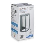 Lampă Solară 2W LED Cip SAMSUNG Gri 3000K - Image 3