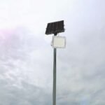 10W LED Proiector Solar 4000K Baterie Detașabilă 3m de Cablu, Alb - Image 2