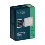 10W LED Proiector Solar 4000K Baterie Detașabilă 3m de Cablu, Alb - Image 3