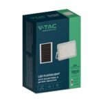 15W LED Proiector Solar 4000K Baterie Detașabilă 3m de Cablu, Alb - Image 3
