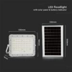 15W LED Proiector Solar 4000K Baterie Detașabilă 3m de Cablu, Alb - Image 4