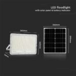 30W LED Proiector Solar 4000K Baterie Detașabilă 3m de Cablu, Alb - Image 4