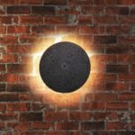 12W LED Lumină de Perete Corp Negru Dimabil 3in1