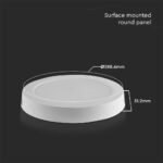 24W Panou LED Backlit Rotund Aplicat 3000K - Image 4