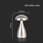 Lampă de Masă LED Baterie 800mAh 120×220 3in1 Champagne Gold Body - Image 5