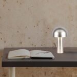 Lampă de Masă LED Baterie 1800mAh 150×250 3in1 Corp Auriu