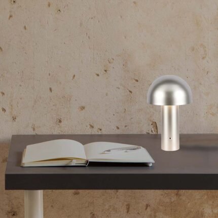 Lampă de Masă LED Baterie 1800mAh 150×250 3in1 Corp Auriu