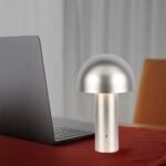 Lampă de Masă LED Baterie 1800mAh 150×250 3in1 Corp Auriu - Image 2
