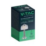 LED Lampă de Masă 1800mAH Baterie D:13.5*26.5 Corp Cromat 3IN1 - Image 3