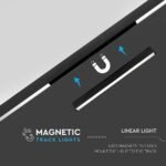 Lampă Magnetică Lineară LED 30W SMD Neagră IP20 24V 4000K - Image 3